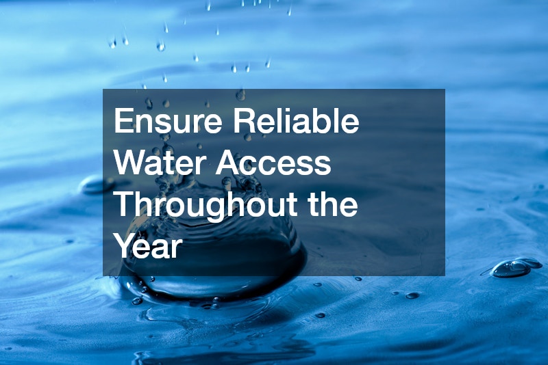 Ensure Reliable Water Access Throughout the Year