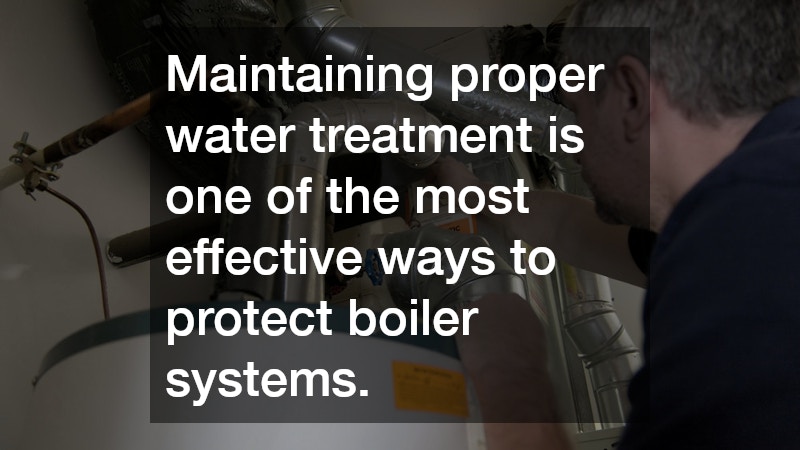 Maintaining proper water treatment is one of the most effective ways to protect boiler systems.