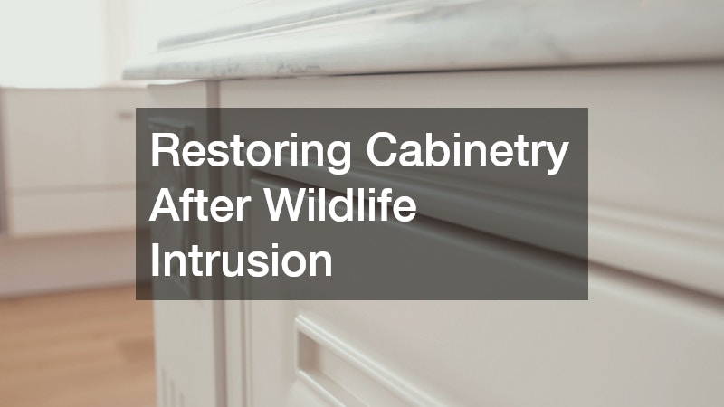 Restoring Cabinetry After Wildlife Intrusion