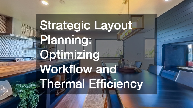 Strategic Layout Planning: Optimizing Workflow and Thermal Efficiency