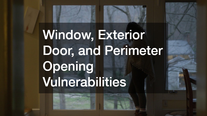 Window, Exterior Door, and Perimeter Opening Vulnerabilities