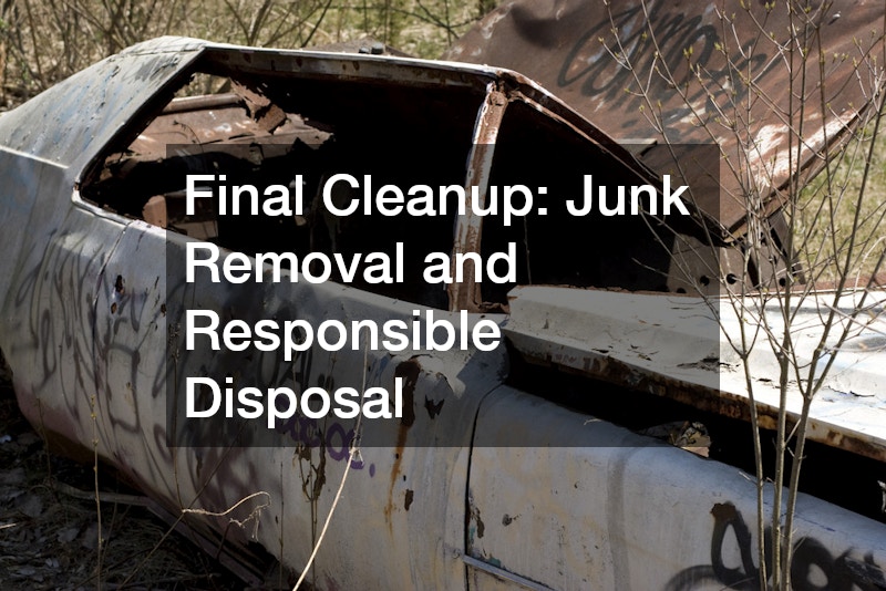Final Cleanup: Junk Removal and Responsible Disposal