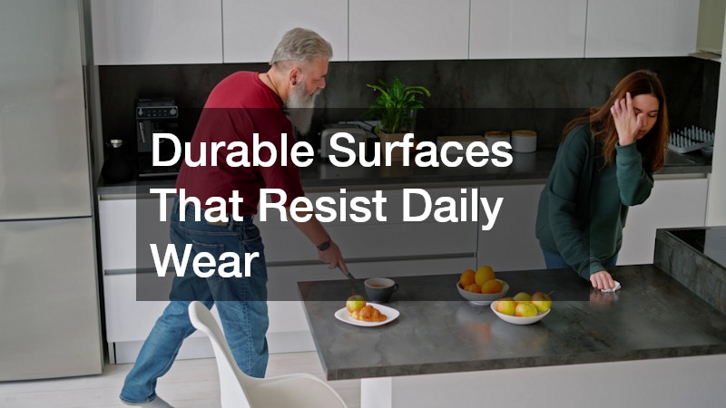 Durable Surfaces That Resist Daily Wear