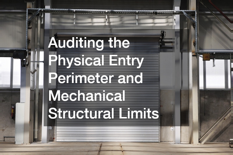Auditing the Physical Entry Perimeter and Mechanical Structural Limits
