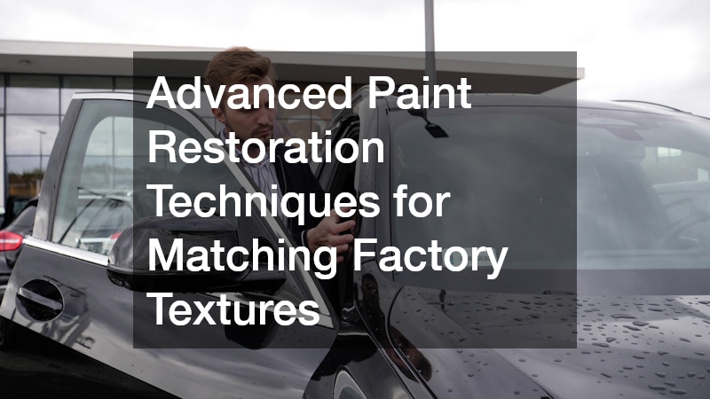 Advanced Paint Restoration Techniques for Matching Factory Textures
