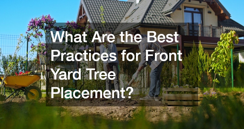 What Are the Best Practices for Front Yard Tree Placement?