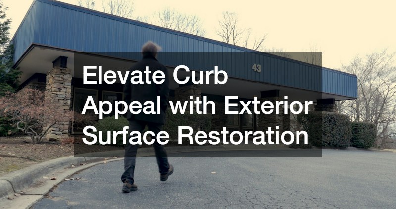 Elevate Curb Appeal with Exterior Surface Restoration