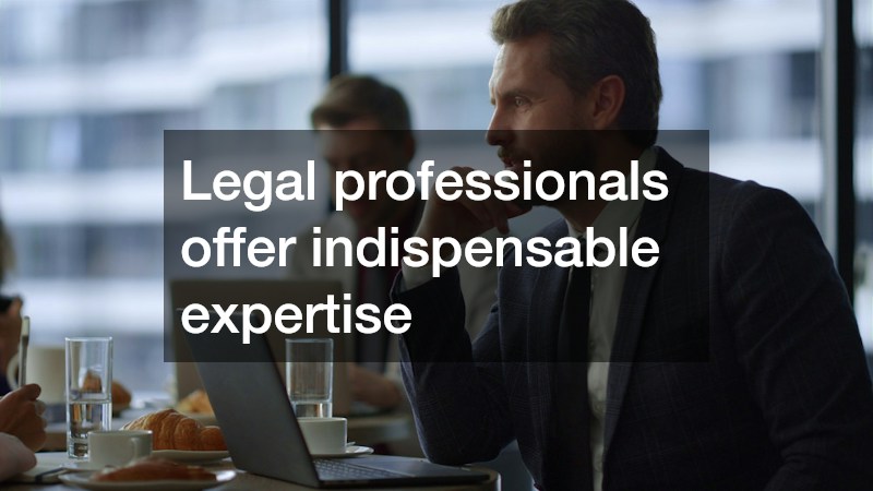 Legal professionals offer indispensable expertise