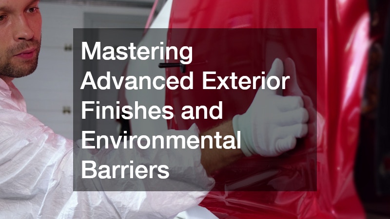Mastering Advanced Exterior Finishes and Environmental Barriers