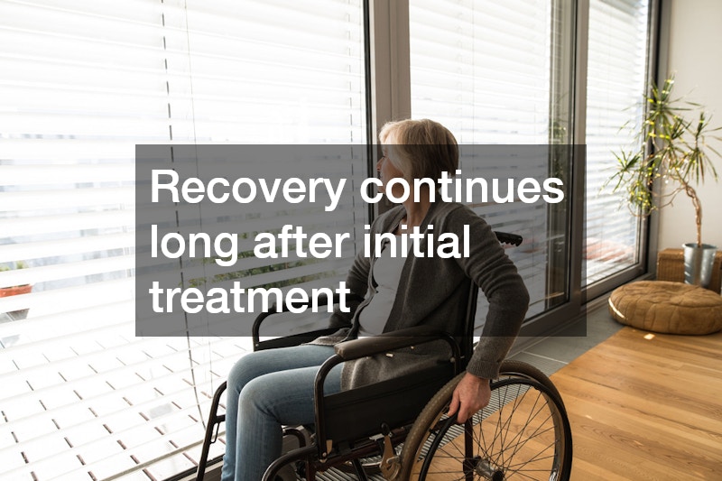 Recovery continues long after initial treatment