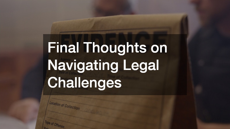 Final Thoughts on Navigating Legal Challenges