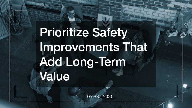 Prioritize Safety Improvements That Add Long-Term Value