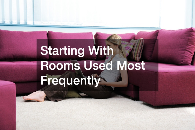 Starting With Rooms Used Most Frequently