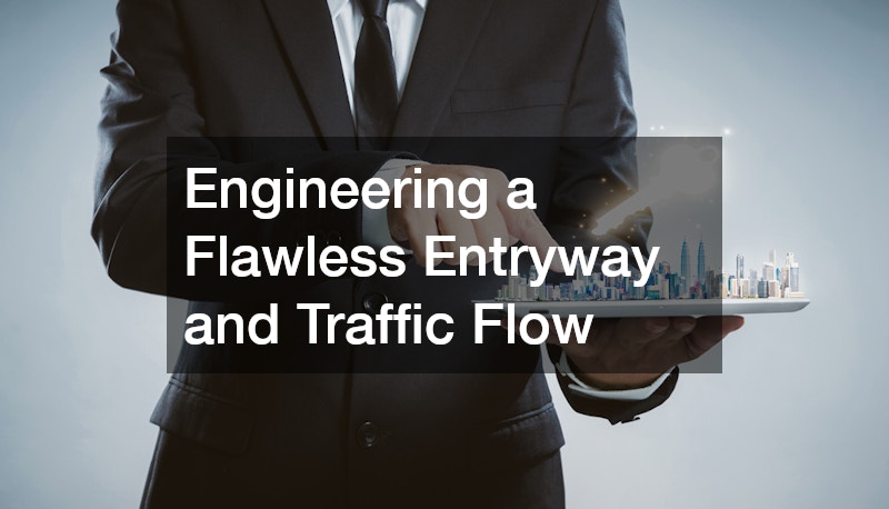 Engineering a Flawless Entryway and Traffic Flow