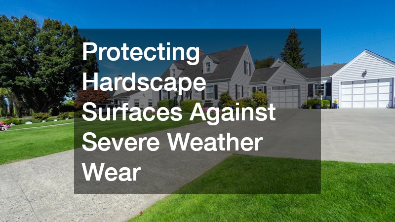 Protecting Hardscape Surfaces Against Severe Weather Wear