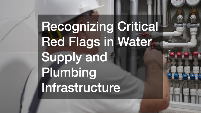 Recognizing Critical Red Flags in Water Supply and Plumbing Infrastructure