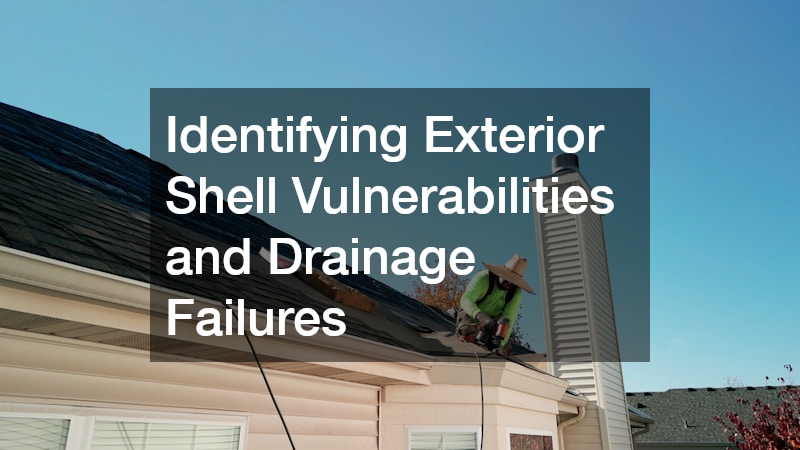 Identifying Exterior Shell Vulnerabilities and Drainage Failures