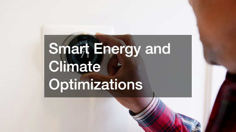 Smart Energy and Climate Optimizations