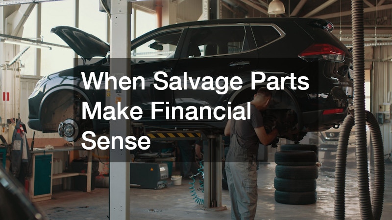 When Salvage Parts Make Financial Sense