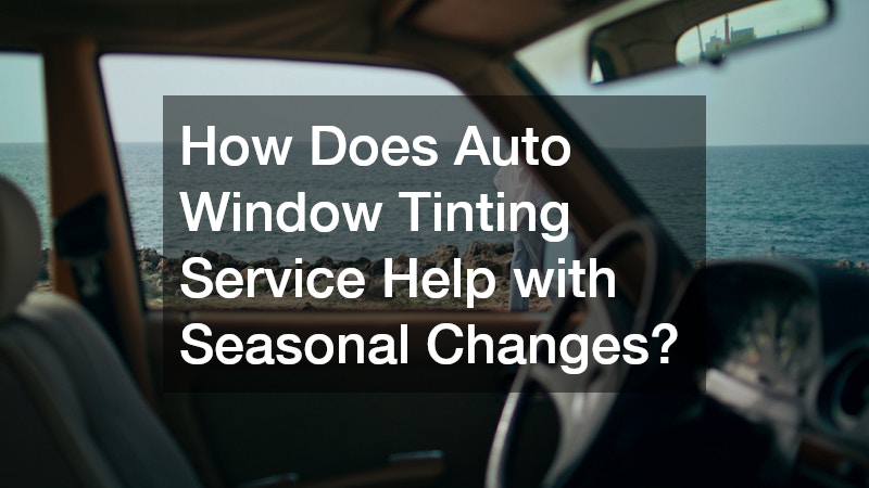 How Does Auto Window Tinting Service Help with Seasonal Changes?