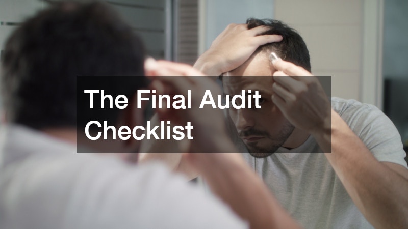The Final Audit Checklist