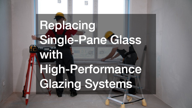 Replacing Single-Pane Glass with High-Performance Glazing Systems
