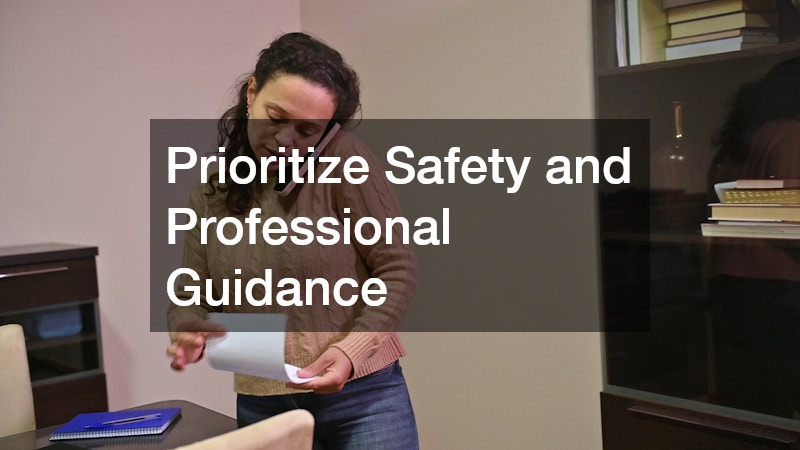 Prioritize Safety and Professional Guidance