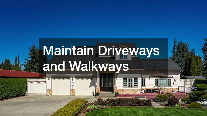 Maintain Driveways and Walkways