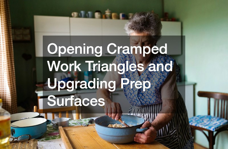 Opening Cramped Work Triangles and Upgrading Prep Surfaces