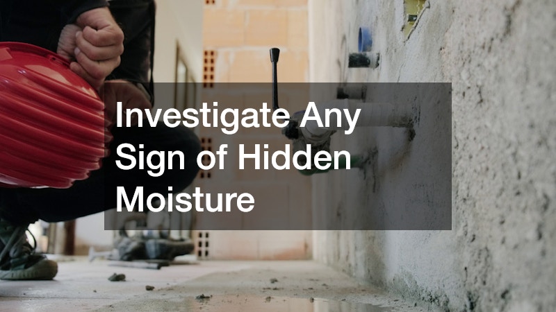 Investigate Any Sign of Hidden Moisture