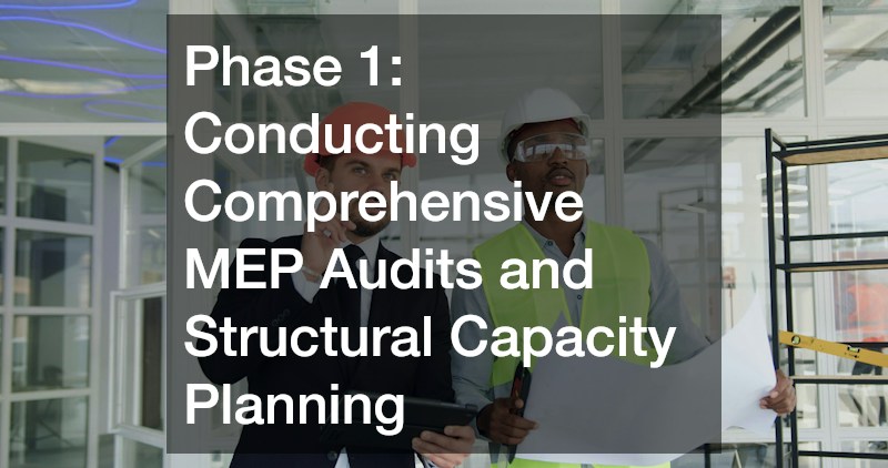 Phase 1: Conducting Comprehensive MEP Audits and Structural Capacity Planning