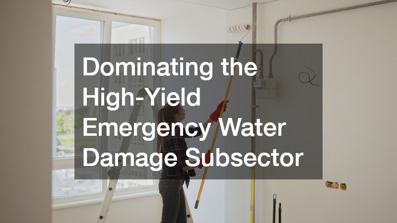 Dominating the High-Yield Emergency Water Damage Subsector