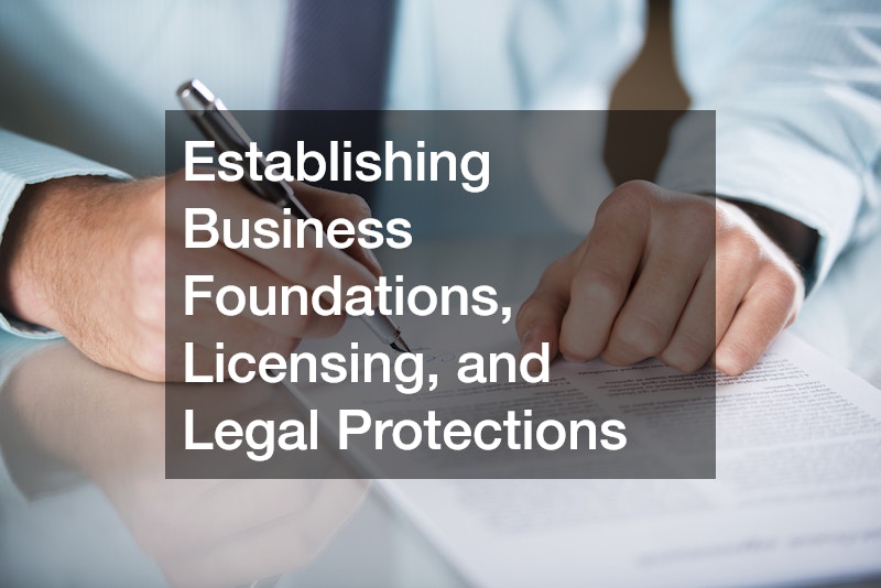Establishing Business Foundations, Licensing, and Legal Protections