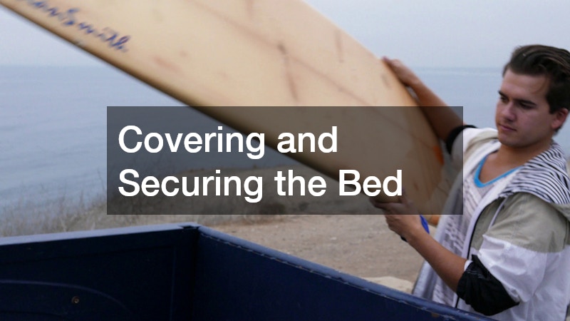 Covering and Securing the Bed