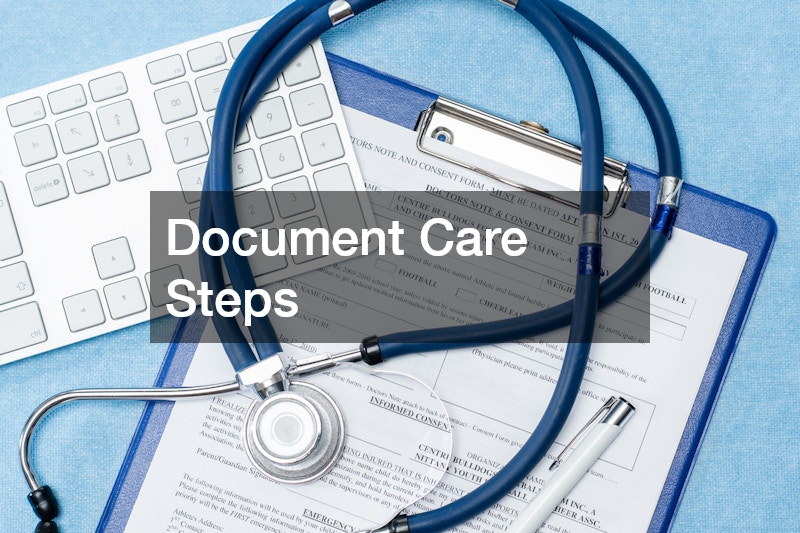 Document Care Steps