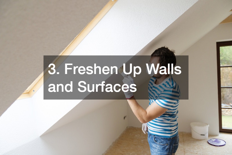 3. Freshen Up Walls and Surfaces