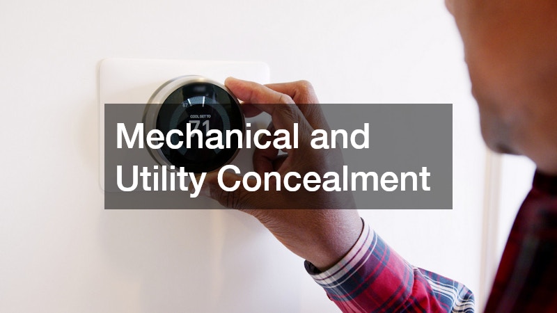 Mechanical and Utility Concealment