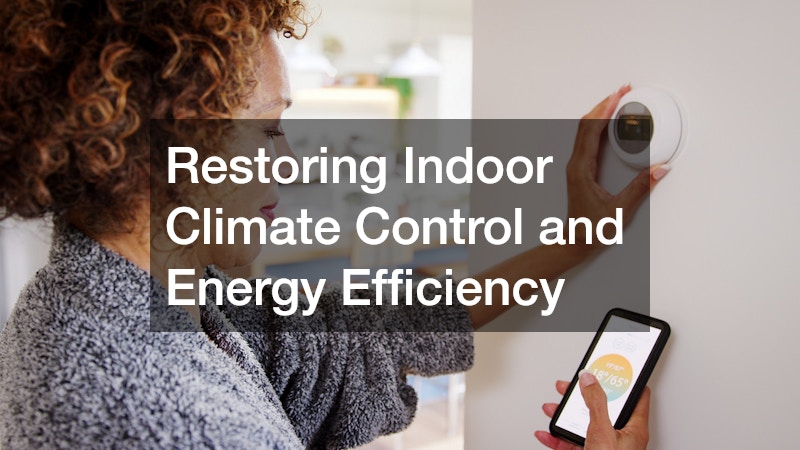 Restoring Indoor Climate Control and Energy Efficiency