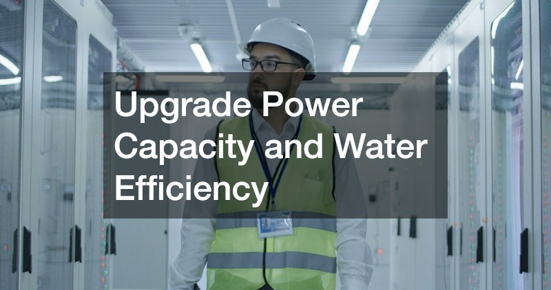 Upgrade Power Capacity and Water Efficiency