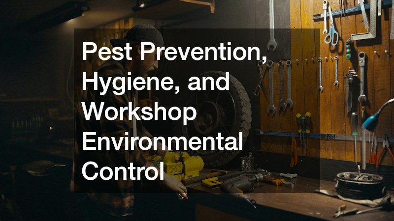 Pest Prevention, Hygiene, and Workshop Environmental Control