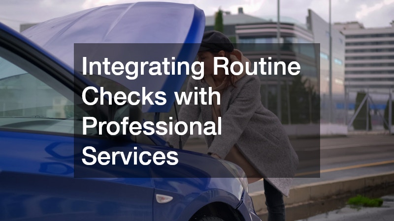Integrating Routine Checks with Professional Services