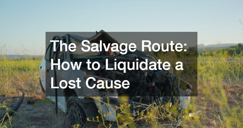 The Salvage Route: How to Liquidate a Lost Cause