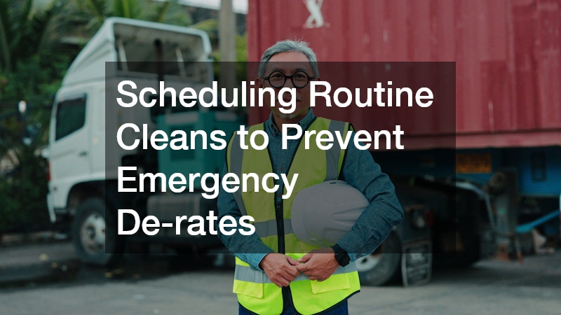 Scheduling Routine Cleans to Prevent Emergency De-rates