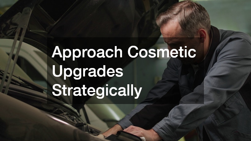 Approach Cosmetic Upgrades Strategically