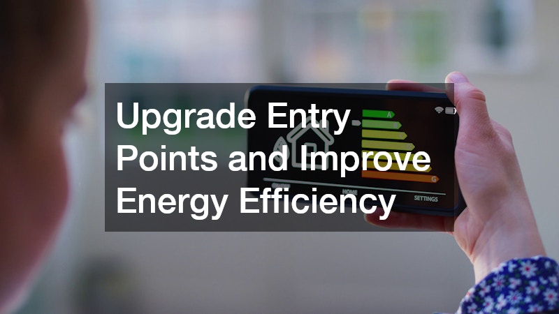 Upgrade Entry Points and Improve Energy Efficiency
