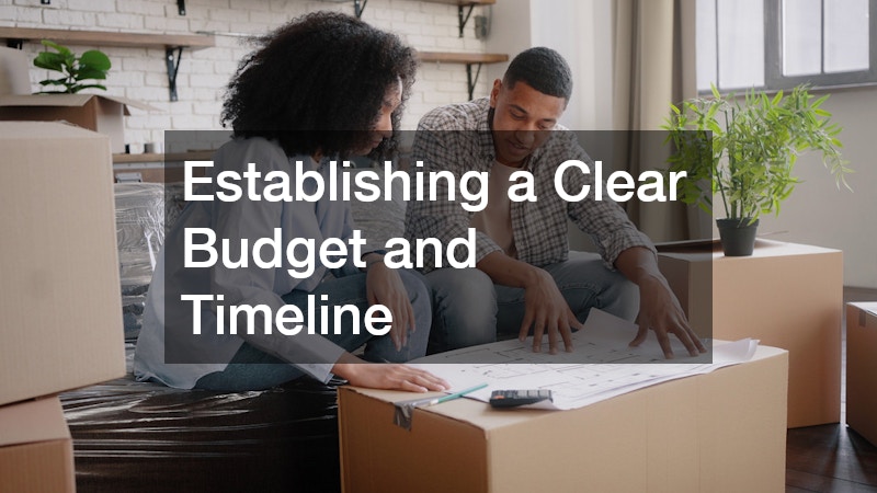 Establishing a Clear Budget and Timeline