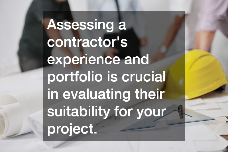 Assessing a contractor