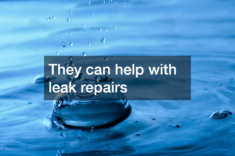 They can help with leak repairs