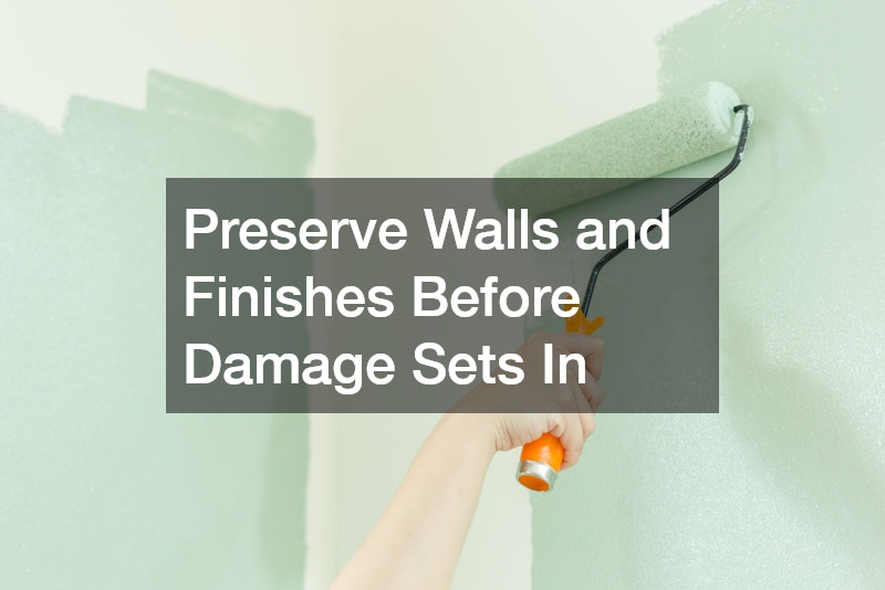Preserve Walls and Finishes Before Damage Sets In