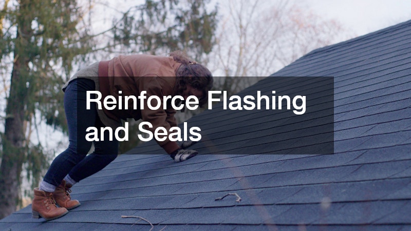 Reinforce Flashing and Seals